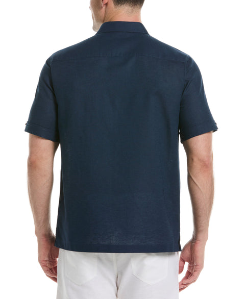 L-Shape Embroidery Shirt (Dress Blues) 
