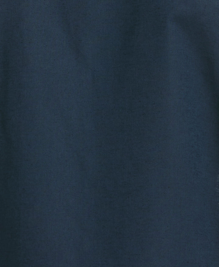 Linen Blend Embroidered Shirt (Dress Blues) 