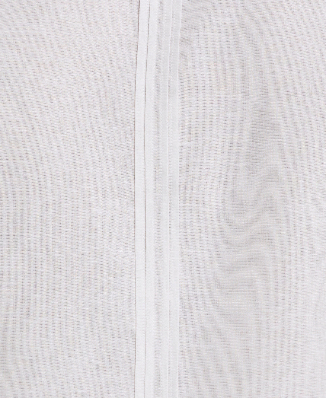 Linen Blend 4-Pocket Guayabera Shirt (Egret) 