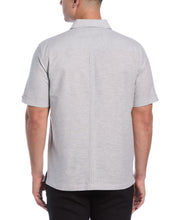 Linen Blend 4-Pocket Guayabera Shirt (Ultimate Gray) 