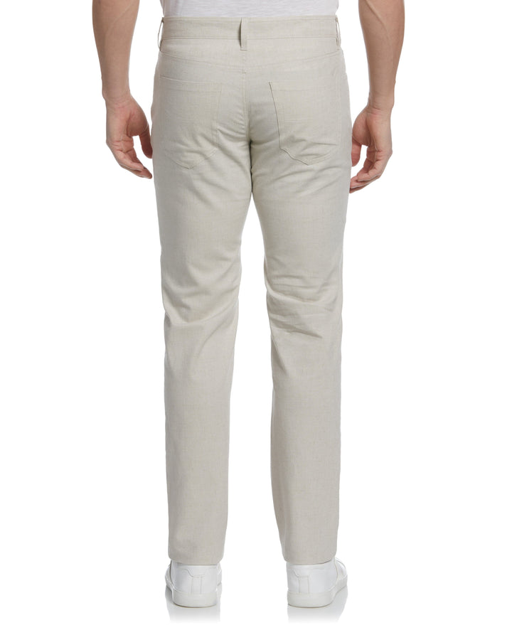 Linen Blend 5 Pocket Pant (Natural Linen) 