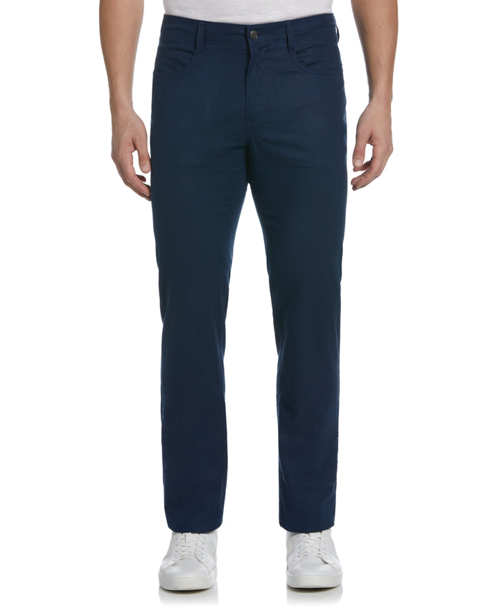 Linen Blend 5 Pocket Pant (Dress Blues) 