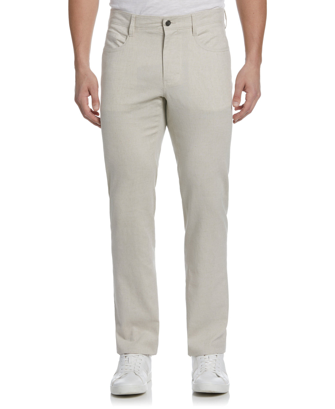 Linen Blend 5 Pocket Pant (Natural Linen) 