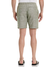 Linen Blend 7" Cross Dyed Slub Short (Olivine) 