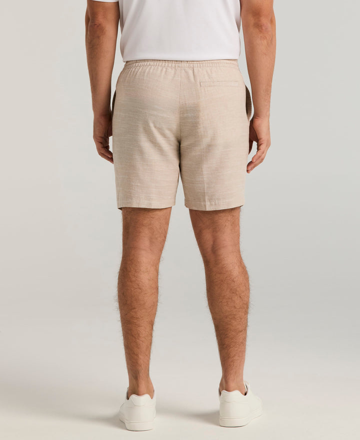 Linen Blend 7" Short (Island Fossil) 