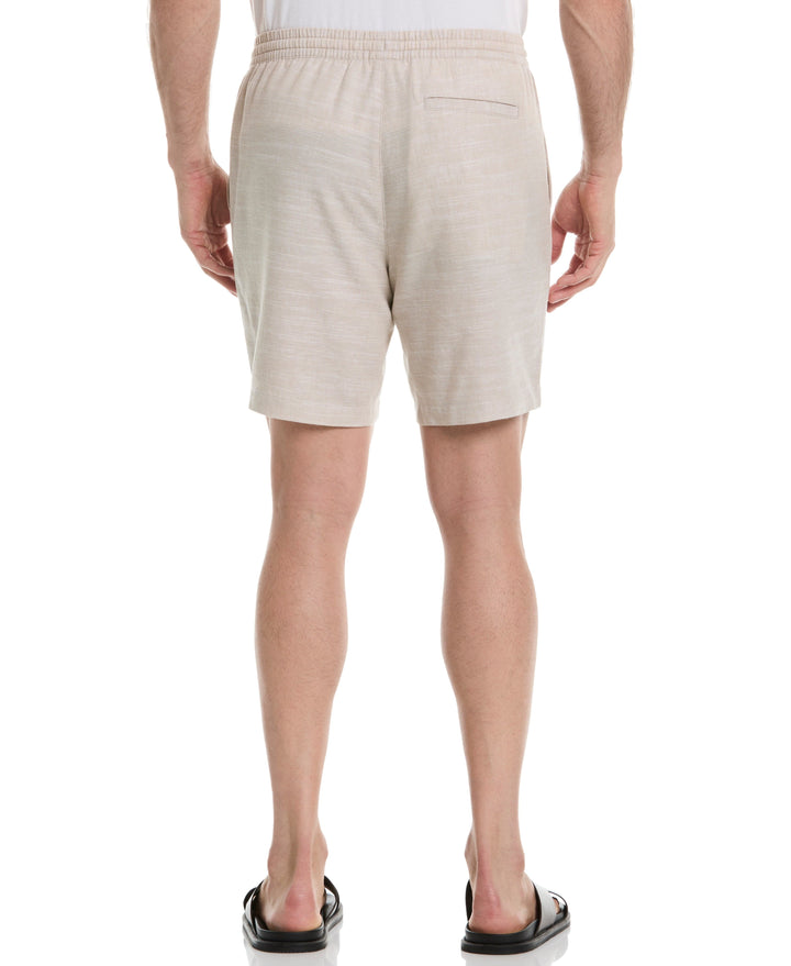 Linen Blend 7" Short (Island Fossil) 