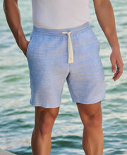 Linen Blend 8" Cross Dyed Slub Short-Shorts-Cubavera