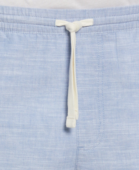 Linen Blend 8" Cross Dyed Slub Short (Ashleigh Blue) 