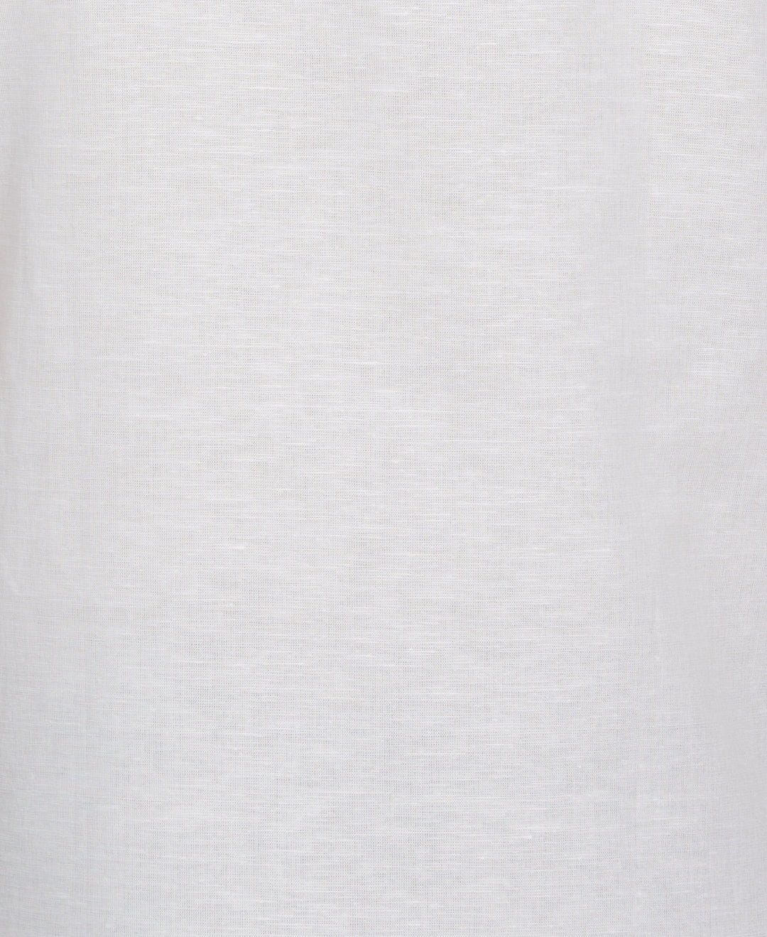 Linen Blend Chest Stripe Print Shirt (Brilliant White) 