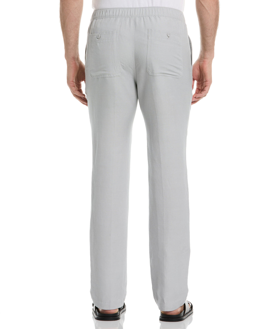 Linen Blend Drawstring Pant (Harbor Mist) 