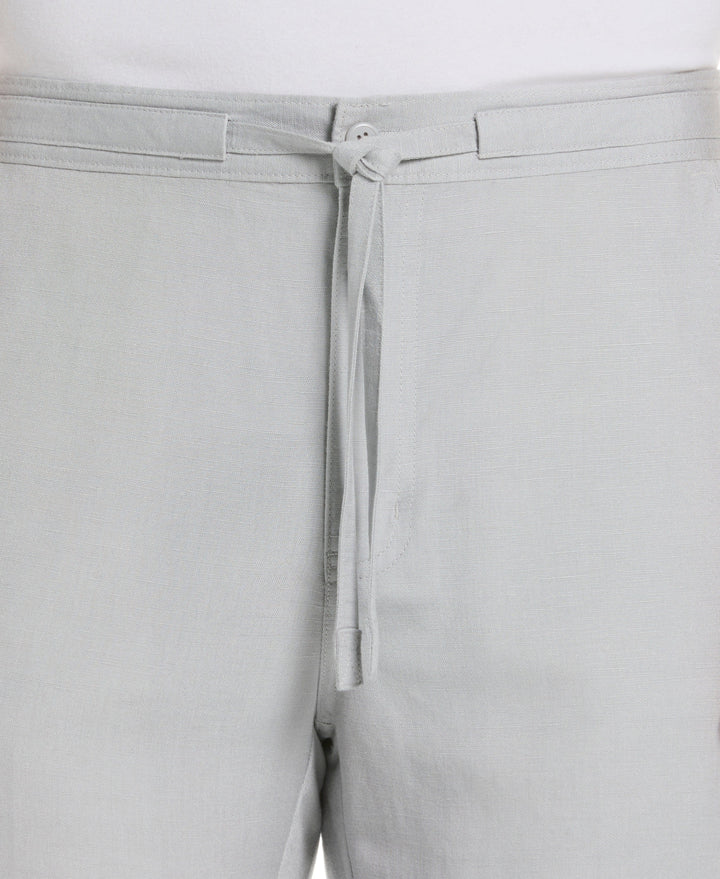 Linen Blend Drawstring Pant (Harbor Mist) 