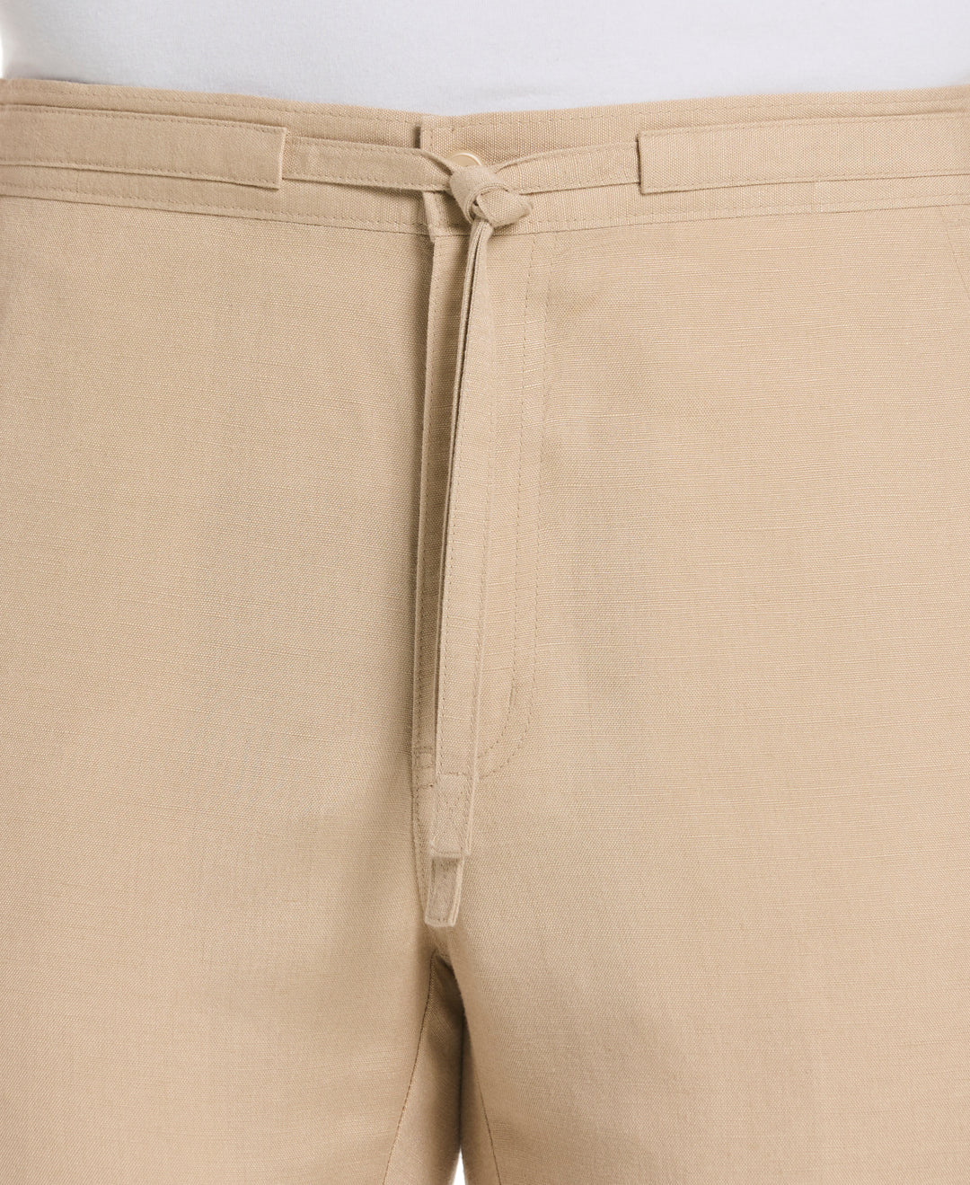 Linen Blend Drawstring Pant (Irish Cream) 