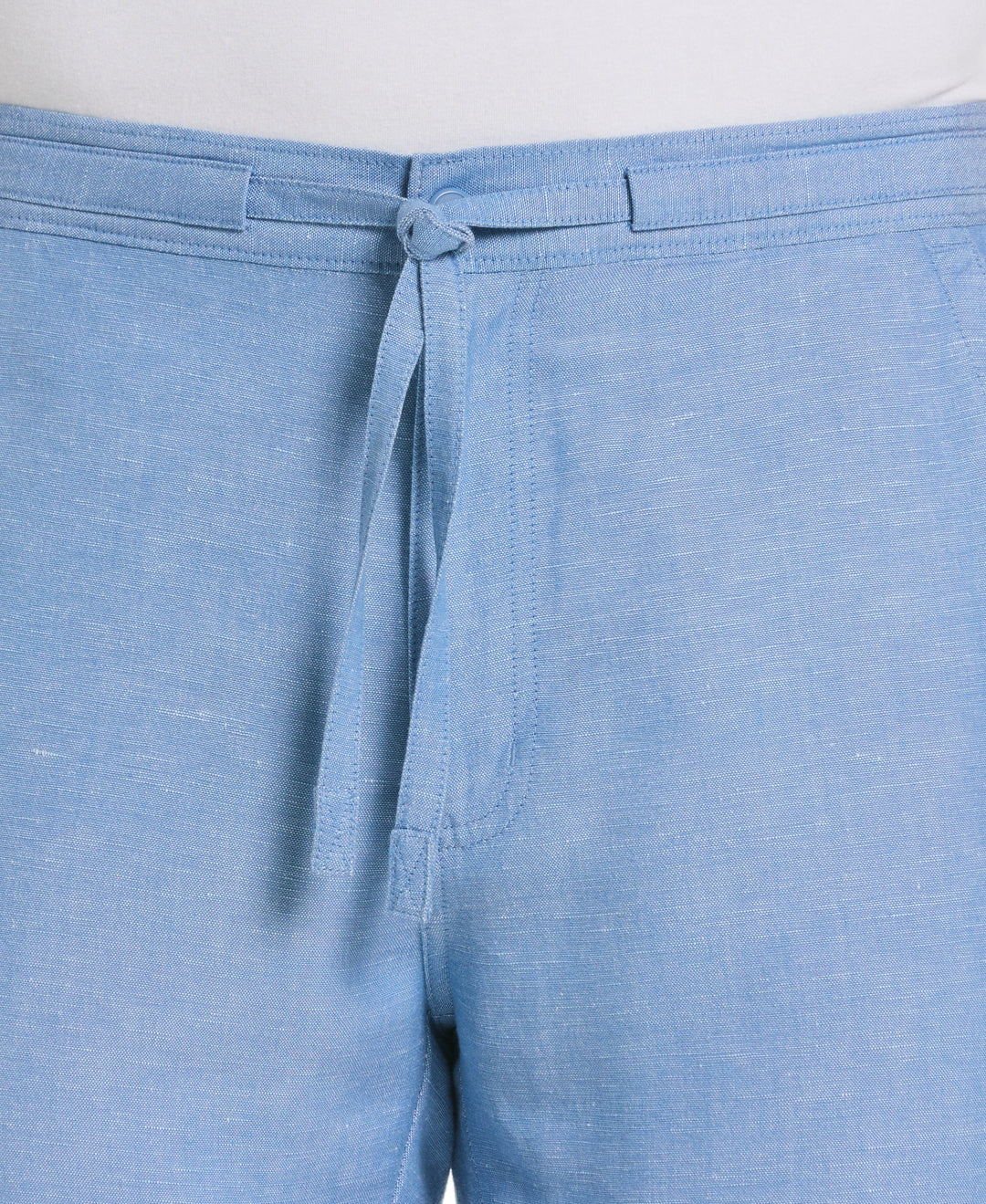 Linen Blend Core Drawstring Pant (Ashleigh Blue) 