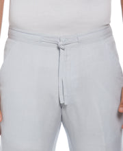 Linen Blend Core Drawstring Pant (Gray Dawn) 