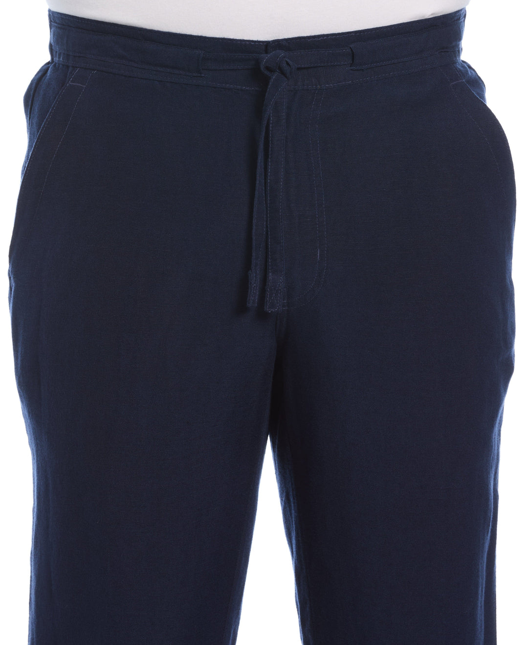 Linen Blend Drawstring Pant (Dress Blues) 