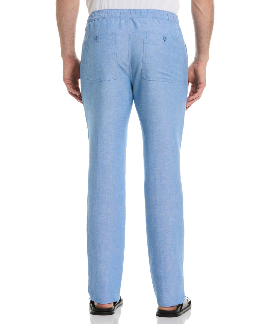 Linen Blend Core Drawstring Pant (Ashleigh Blue) 