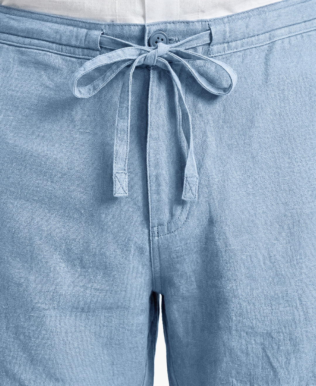 Linen Blend Drawstring Pant (Allure) 