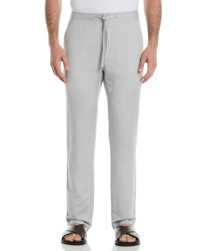 Linen Blend Drawstring Pant (Harbor Mist) 
