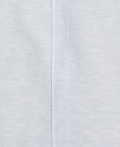 Linen Blend Cross Dye Guayabera Shirt (Cerulean) 