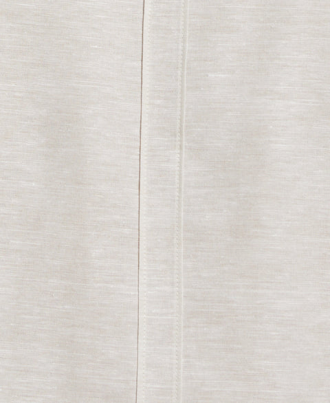 Linen Blend Cross Dye Guayabera Shirt (Silver Lining) 