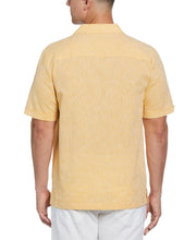 Linen Blend Diamond Dobby Print Shirt (Mango Mojito) 