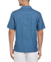 Linen Blend Dobby Camp Collar Shirt (Spellbound) 