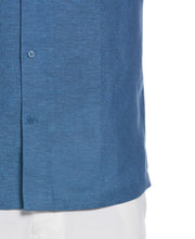 Linen Blend Dobby Camp Collar Shirt (Spellbound) 
