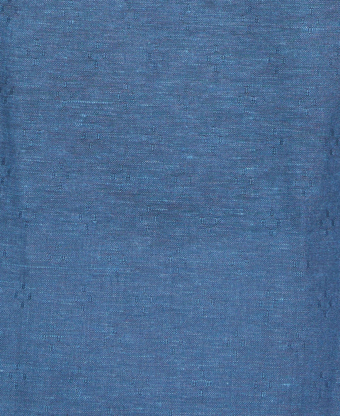 Linen Blend Dobby Camp Collar Shirt (Spellbound) 