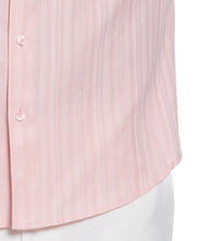 Linen Blend Dobby Stripe Print Shirt (Pink Dolphin) 