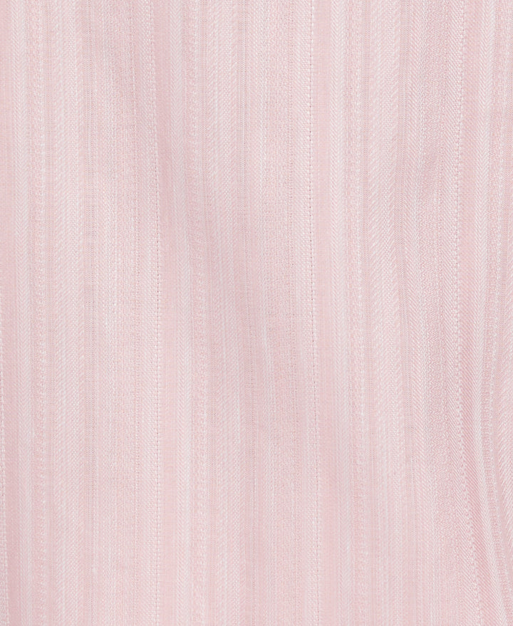 Linen Blend Dobby Stripe Print Shirt (Pink Dolphin) 