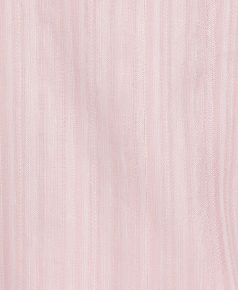 Linen Blend Dobby Stripe Print Shirt (Pink Dolphin) 