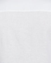 Linen Blend Embroidered Panel Shirt (Brilliant White) 