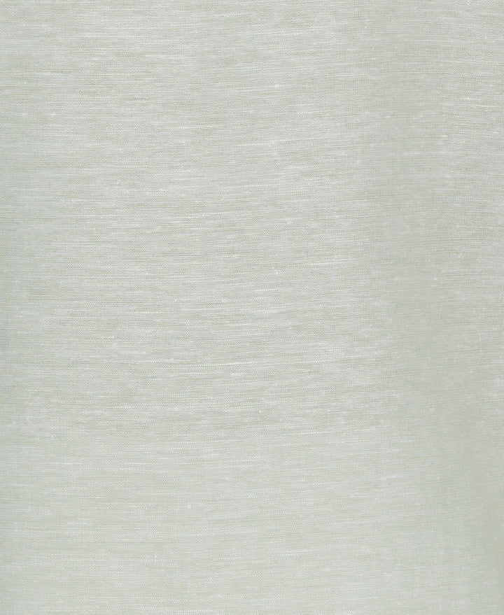 Linen Blend Engineered Tropical Print Shirt (Basil) 