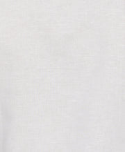 Linen Blend Flamingo Print Shirt (Brilliant White) 
