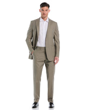 Linen Blend Flat Front Pant (Burnt Olive) 