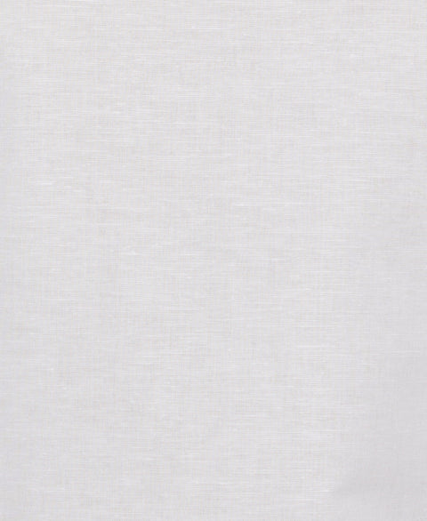 Linen Blend Gradient Panel Shirt (Brilliant White) 