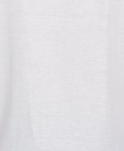 Linen Blend Gradient Stripe Panel Shirt (Brilliant White) 