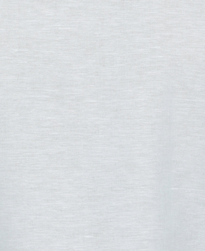 Linen Blend Herringbone Panel Shirt (Aqua Esque) 