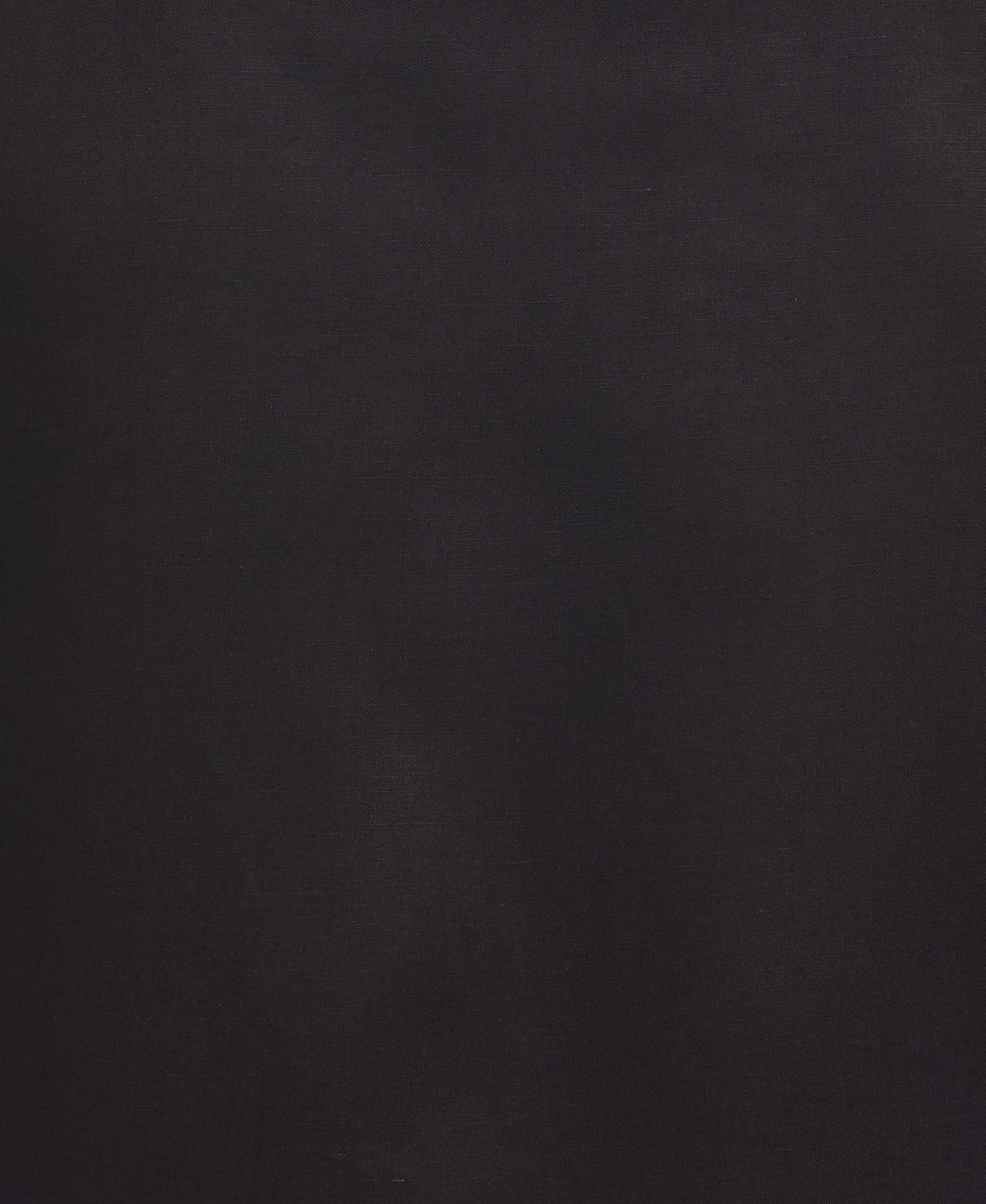 Linen Blend Guayabera Shirt (Jet Black) 