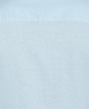 Linen Blend No Pocket Guayabera Shirt (Dream Blue) 