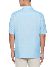 Linen Blend Panel Shirt (Swim Cap) 