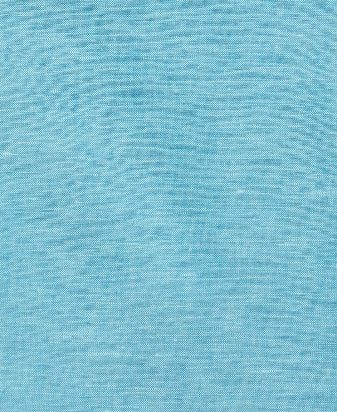 Linen Blend Panel Shirt (Crystal Teal) 