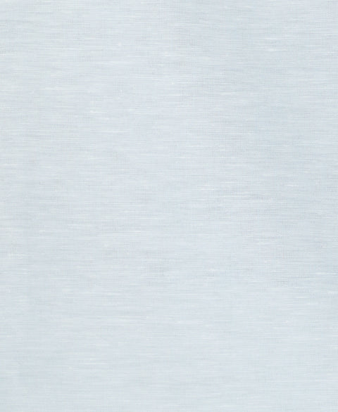 Linen Blend Panel Shirt (Aquatic) 