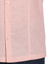 Linen Blend Panel Shirt (Lantana) 