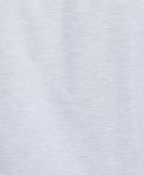 Linen Blend Panel Shirt (Dream Blue) 