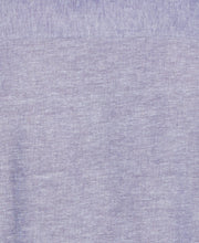 Linen Blend Panel Shirt (Skipper Blue) 