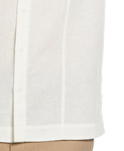 Linen-Blend Pintucks Guayabera Shirt (Coconut Milk) 