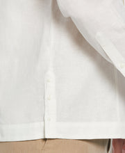 Linen-Blend Pintucks Guayabera Shirt (Coconut Milk) 