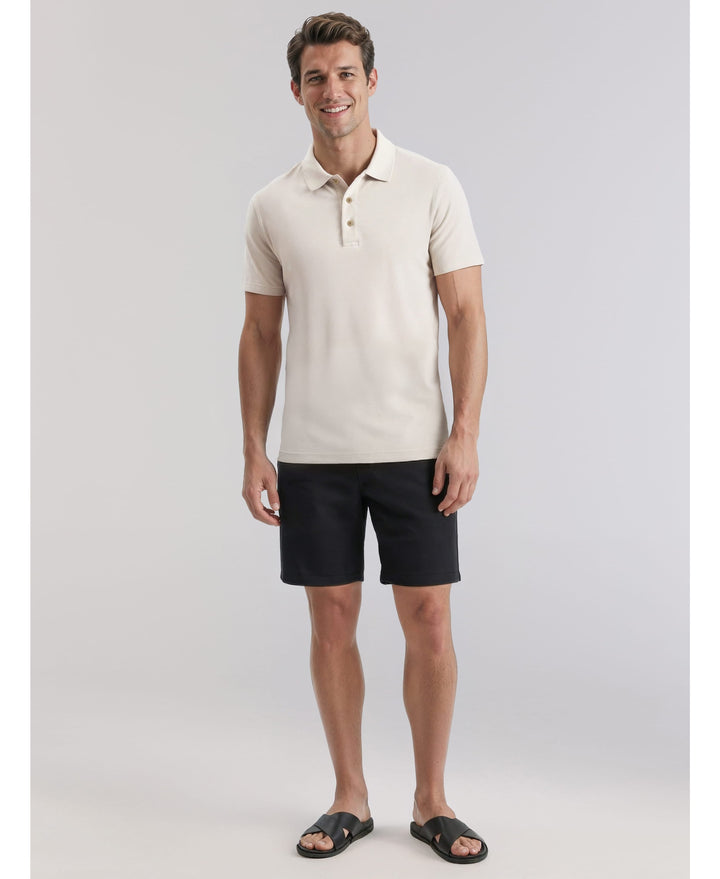 Linen-Blend Pull On Drawstring Shorts-Shorts-Cubavera