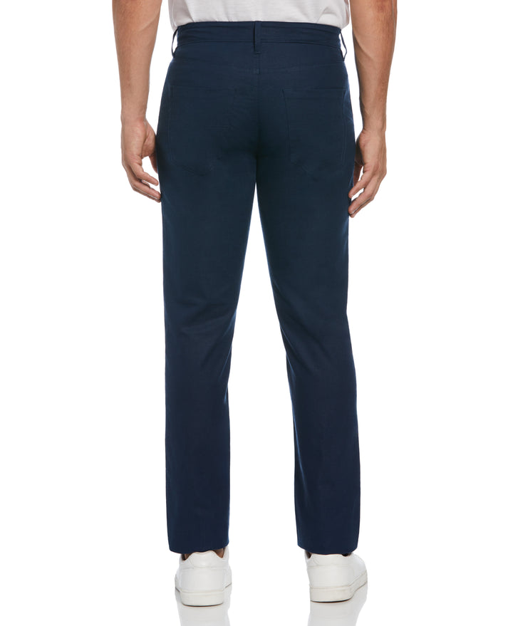 Linen-Blend Stretch 5-Pocket Pant (Dress Blues) 